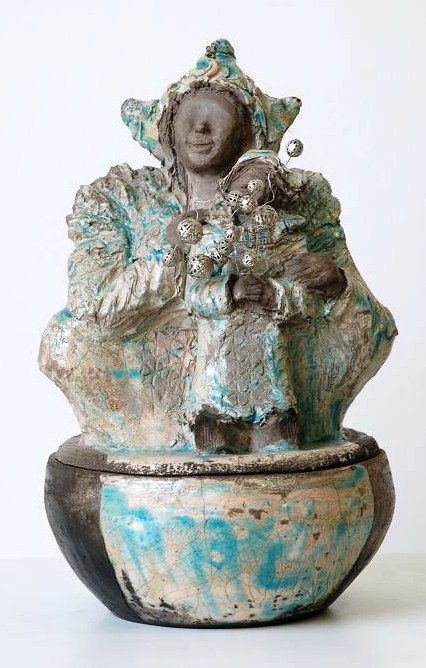 sculpture céramique Raku - Hauteur 27 cm (vendue)
